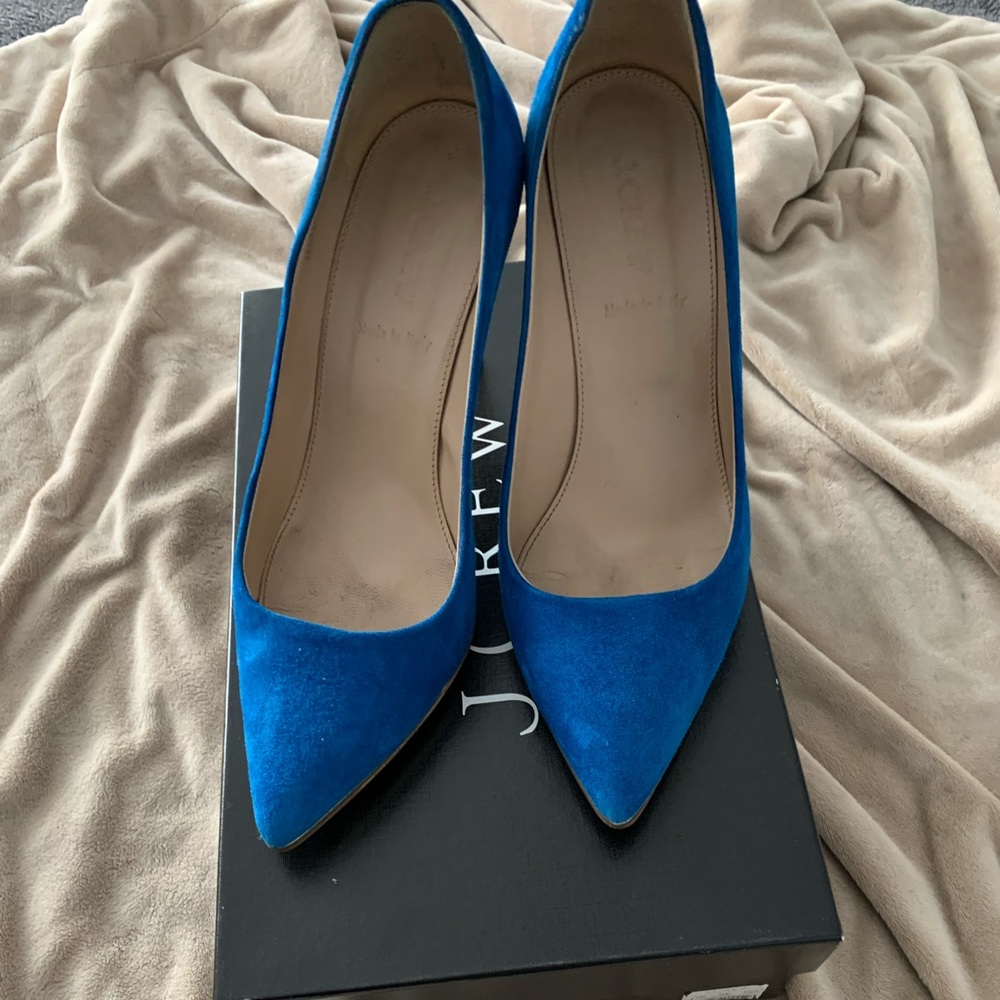 J Crew Pumps in Deep Riviera